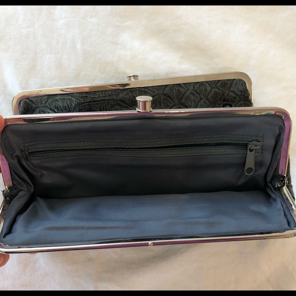Faux Alligator Clutch - Picture 2 of 4
